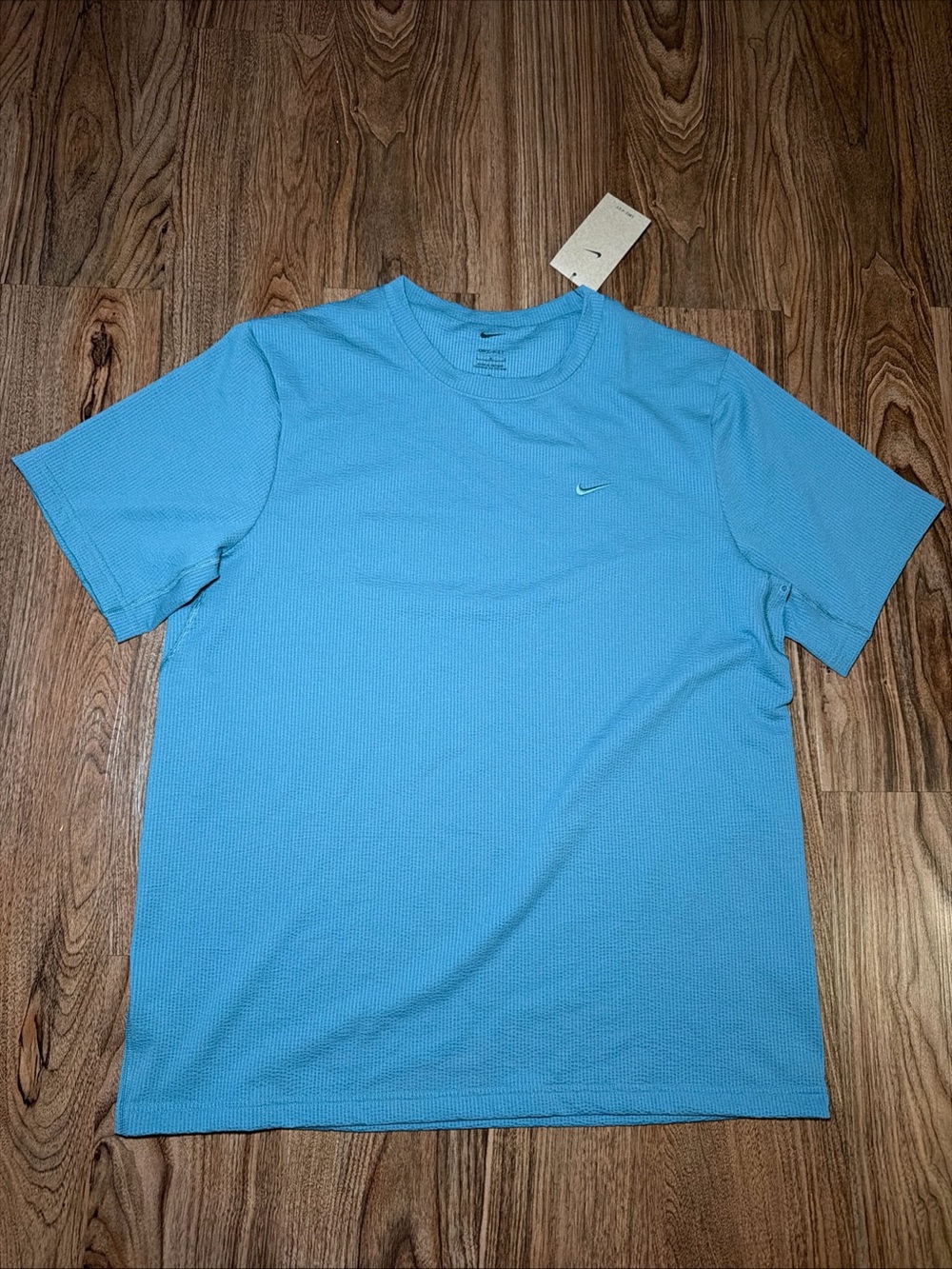 Nike Primary Shirt Mens XL Dri-FIT seersucker Versatile Top blue HJ4043-006 $65